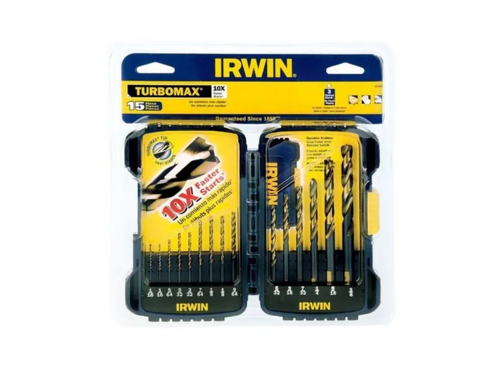 סט מקדחים טורבו מקס IRWIN ממוקדים