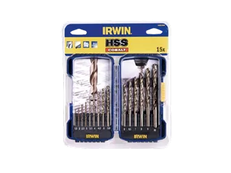 סט מקדחים קובלט HSS IRWIN נירוסטה