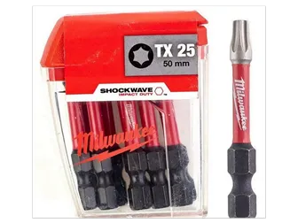 ביט 50 מ"מ TX 25 - SHOCKWAVE מארז 10 יח'