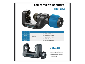 חותך צינורות KM-650 1/4-"2