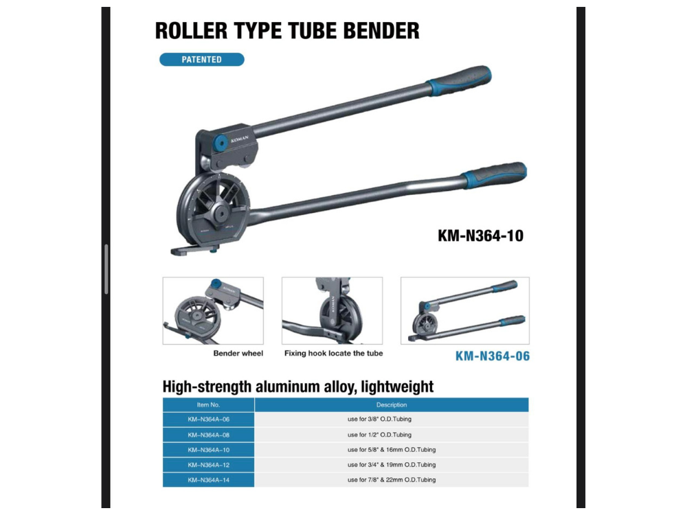 מכופף צינור KM-N364A-12 3/4