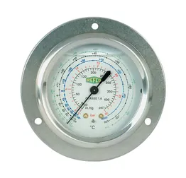 מד לחץ MR-205-DS-R22+ REFCO + נמוך חיבור אחורי