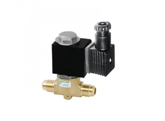 סולנואיד 1/4 הברגה OLAB + סליל 220V מעבר מלא