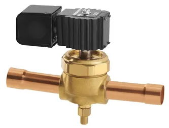 סולנואיד 1.1/8 הלחמה OLAB + סליל 220V מעבר מלא
