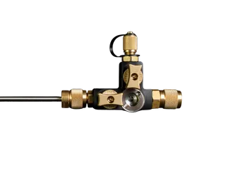 חולץ ונטיל 1/4 5/16 כולל ברז כפול ועין מראה FIELDPIECE VC2GE