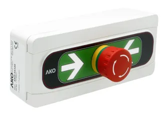 AKO-55326 trapped person alarm pushbutton לחצן בלבד