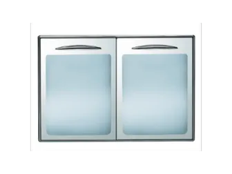 דלת כפולה זכוכית 883X603 SPVD60 MODULO