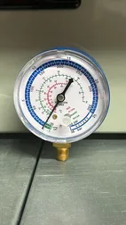 מד לחץ יבש "2.5 0-250 גז 22/410/407